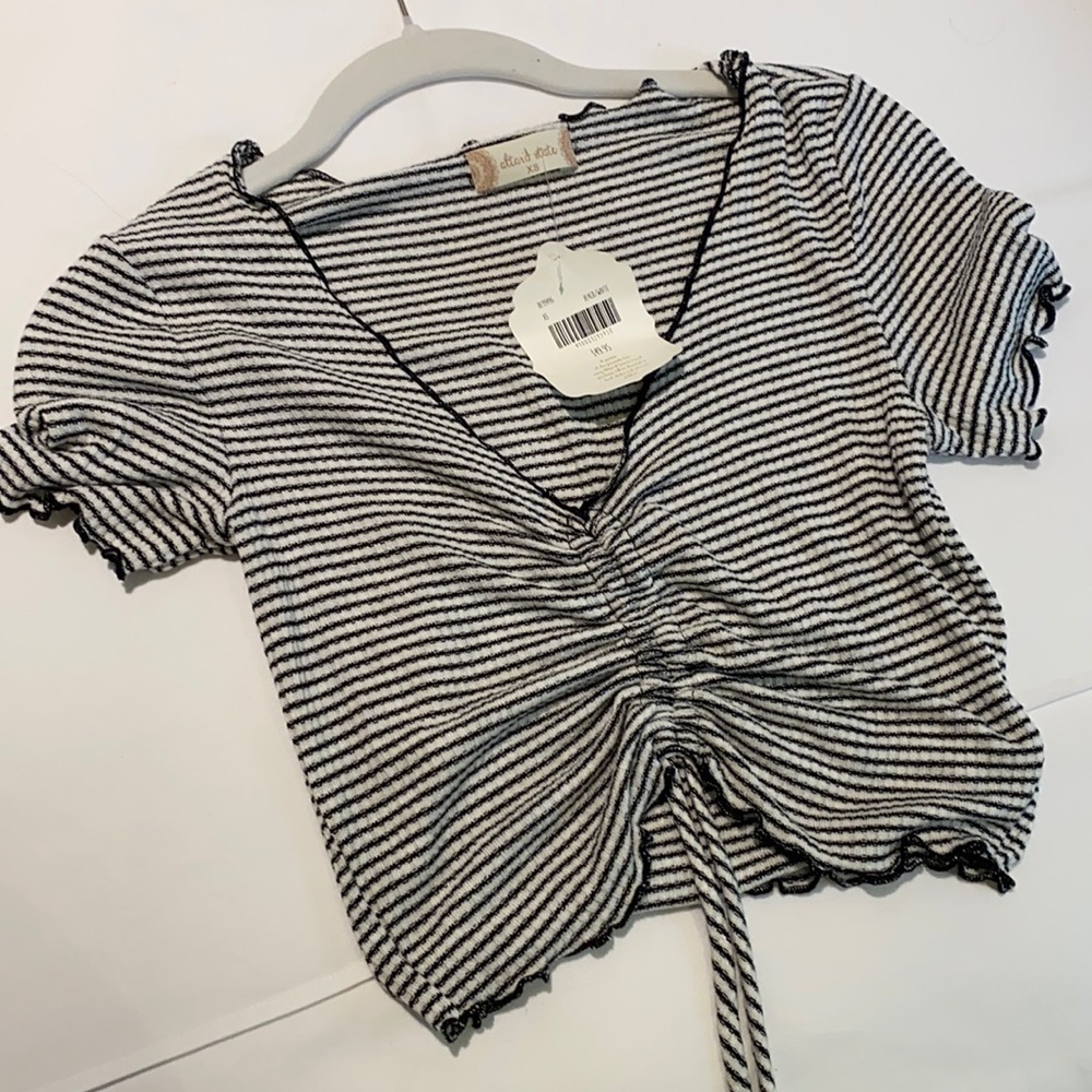 Knit Short Sleeve Top